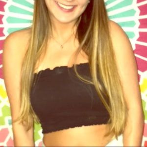 Black Hollister Tube Top